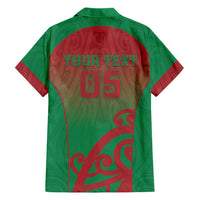 Custom Onehunga High School Family Matching Tank Maxi Dress and Hawaiian Shirt Maori Koru Pattern LT05 - Polynesian Pride