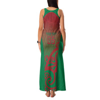 Custom Onehunga High School Family Matching Tank Maxi Dress and Hawaiian Shirt Maori Koru Pattern LT05 - Polynesian Pride