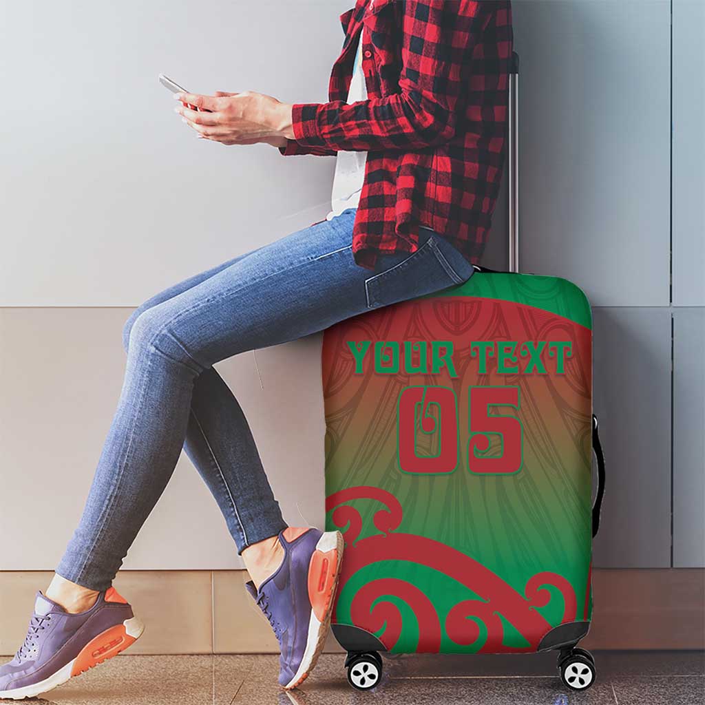Custom Onehunga High School Luggage Cover Maori Koru Pattern