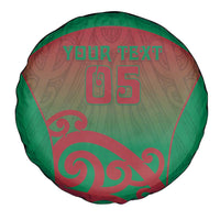 Custom Onehunga High School Spare Tire Cover Maori Koru Pattern