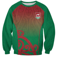 Custom Onehunga High School Sweatshirt Maori Koru Pattern