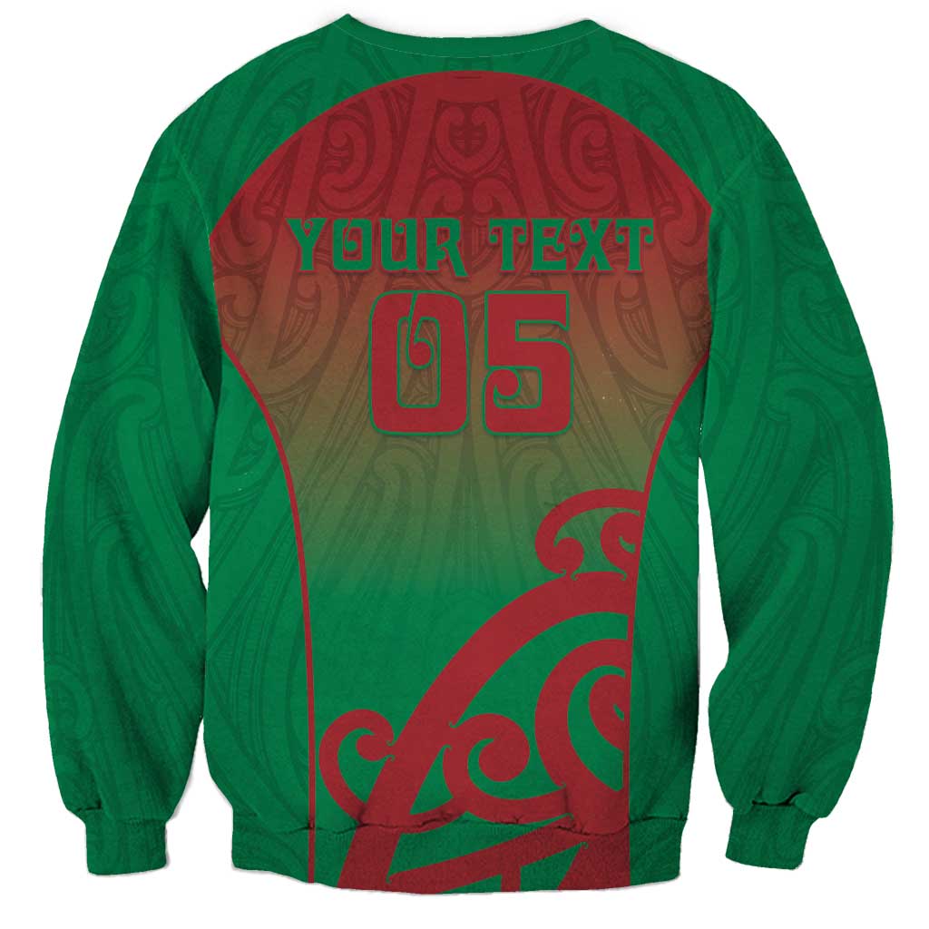 Custom Onehunga High School Sweatshirt Maori Koru Pattern