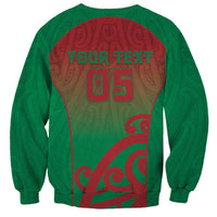 Custom Onehunga High School Sweatshirt Maori Koru Pattern