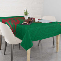 Custom Onehunga High School Tablecloth Maori Koru Pattern