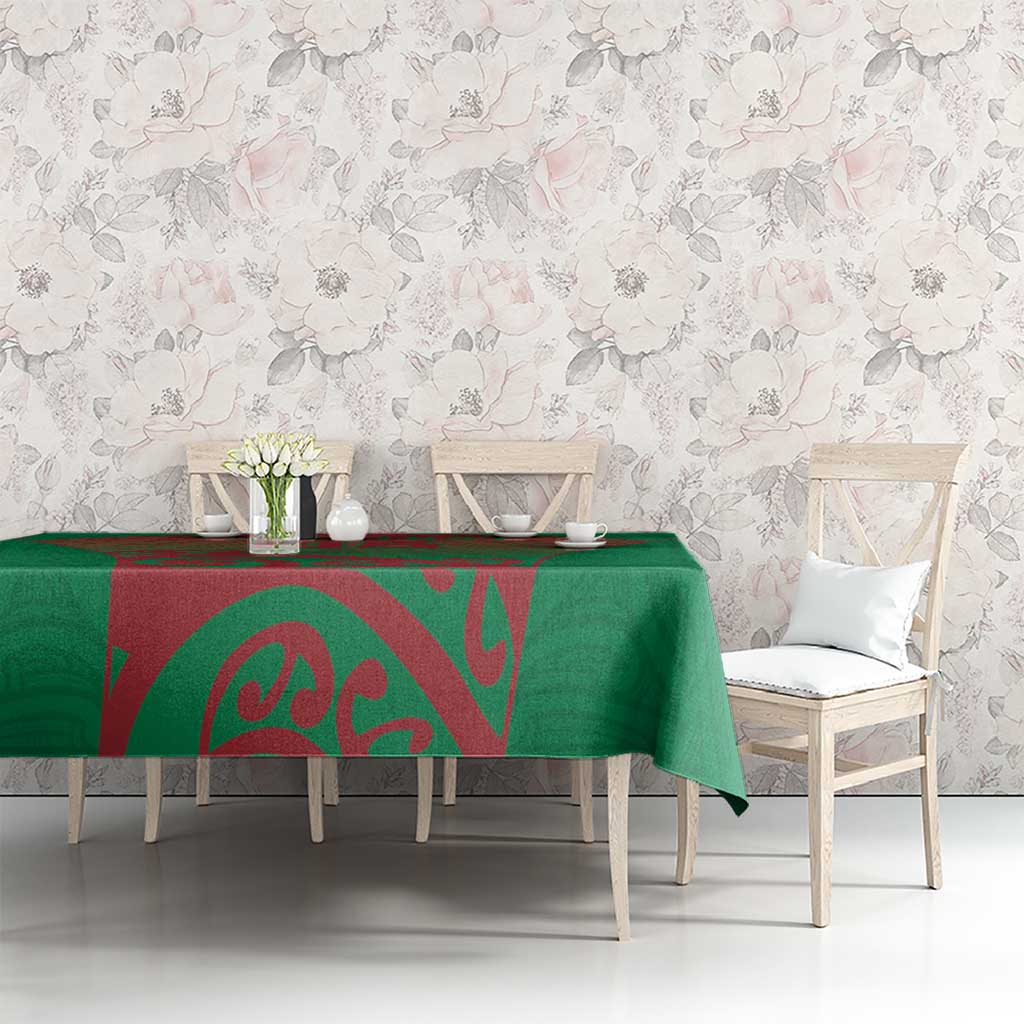 Custom Onehunga High School Tablecloth Maori Koru Pattern