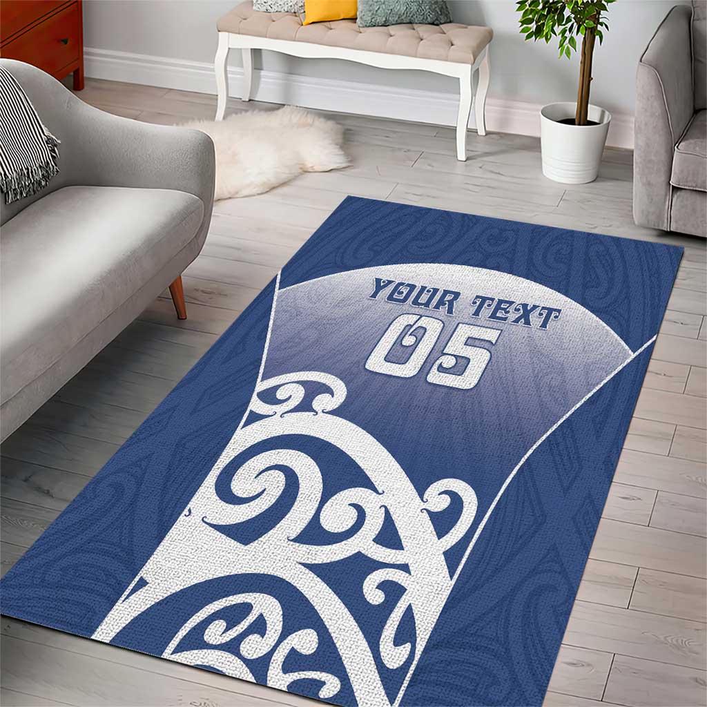 Custom New Zealand Aotea College Area Rug Maori Koru Pattern