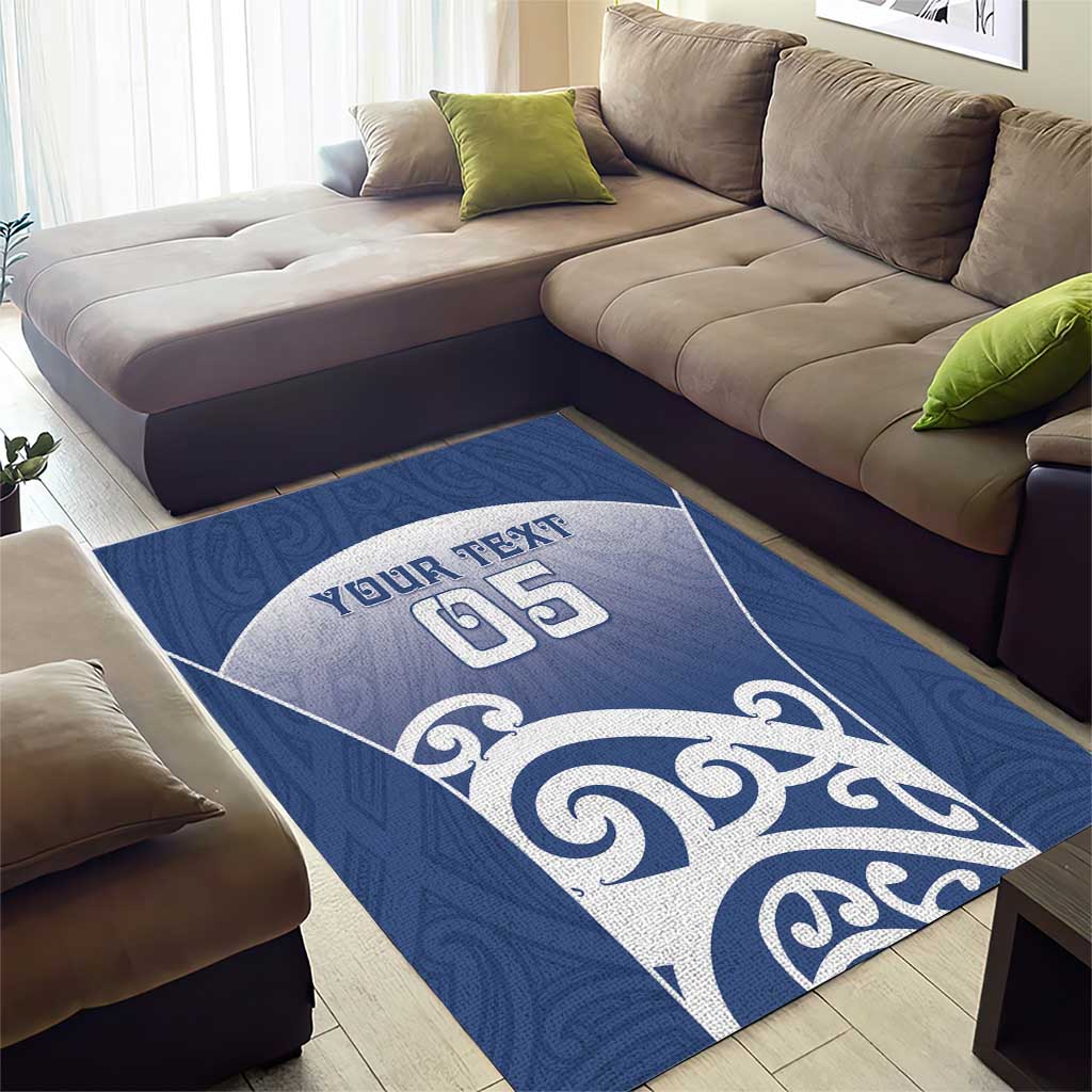 Custom New Zealand Aotea College Area Rug Maori Koru Pattern