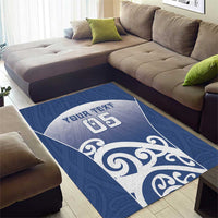 Custom New Zealand Aotea College Area Rug Maori Koru Pattern