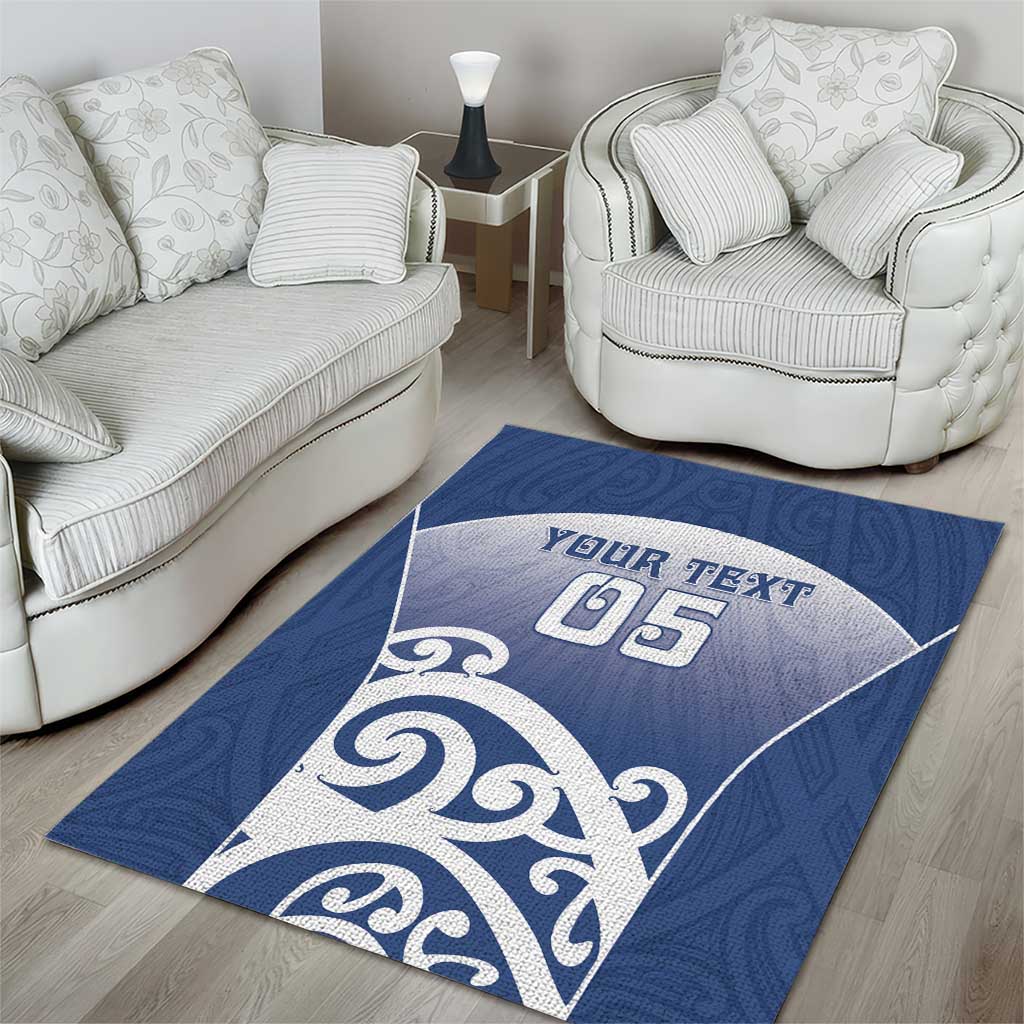Custom New Zealand Aotea College Area Rug Maori Koru Pattern