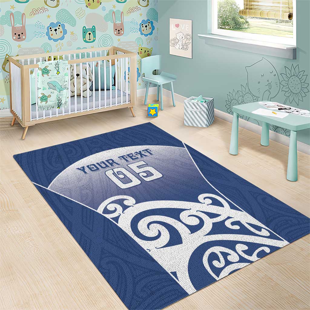 Custom New Zealand Aotea College Area Rug Maori Koru Pattern
