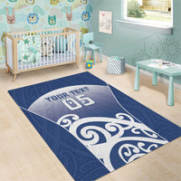 Custom New Zealand Aotea College Area Rug Maori Koru Pattern