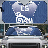 Custom New Zealand Aotea College Auto Sun Shade Maori Koru Pattern