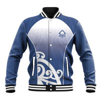 Custom New Zealand Aotea College Baseball Jacket Maori Koru Pattern