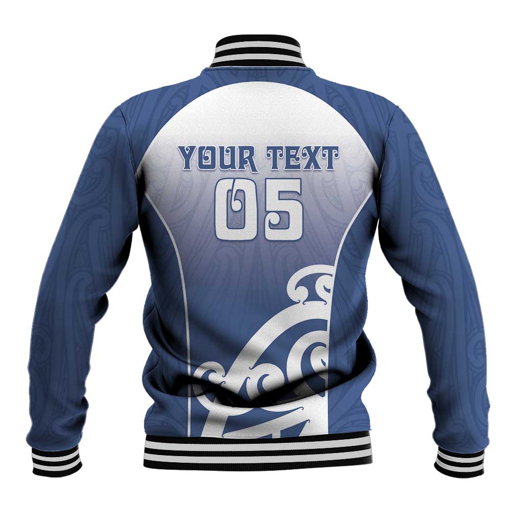 Custom New Zealand Aotea College Baseball Jacket Maori Koru Pattern