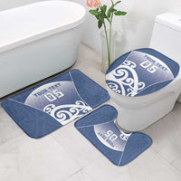 Custom New Zealand Aotea College Bathroom Set Maori Koru Pattern