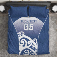 Custom New Zealand Aotea College Bedding Set Maori Koru Pattern