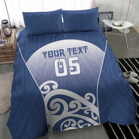 Custom New Zealand Aotea College Bedding Set Maori Koru Pattern