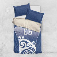 Custom New Zealand Aotea College Bedding Set Maori Koru Pattern