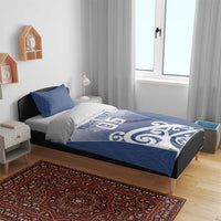 Custom New Zealand Aotea College Bedding Set Maori Koru Pattern