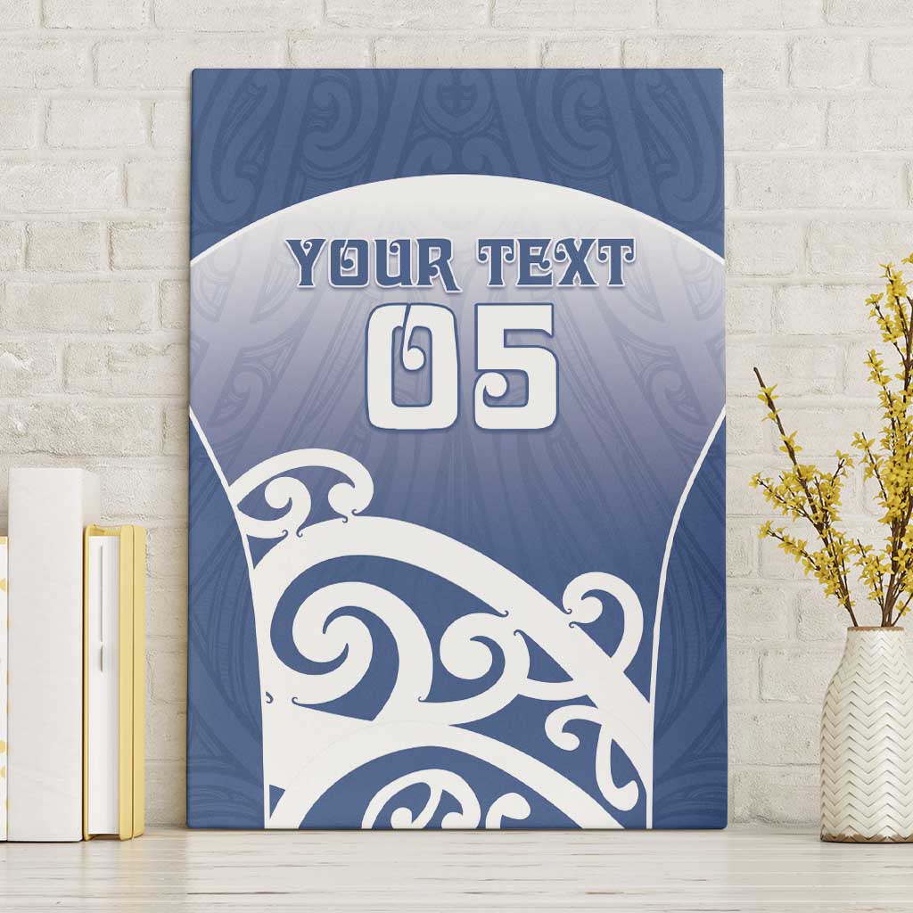 Custom New Zealand Aotea College Canvas Wall Art Maori Koru Pattern