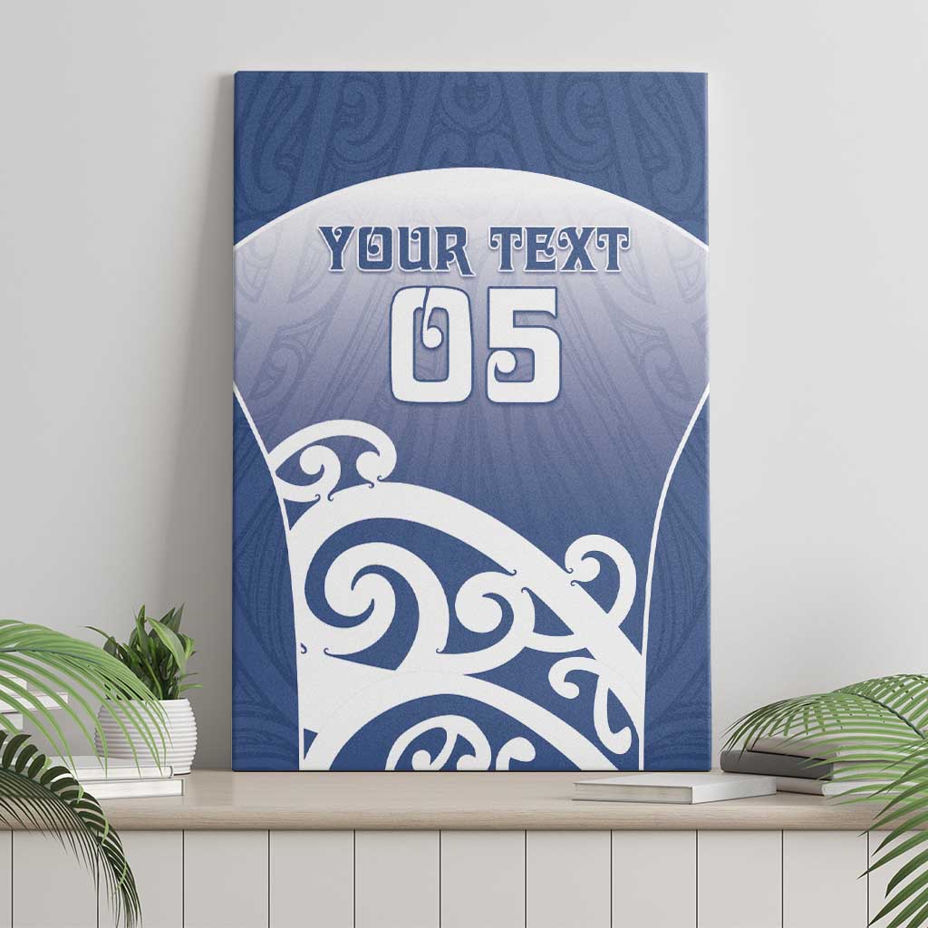 Custom New Zealand Aotea College Canvas Wall Art Maori Koru Pattern