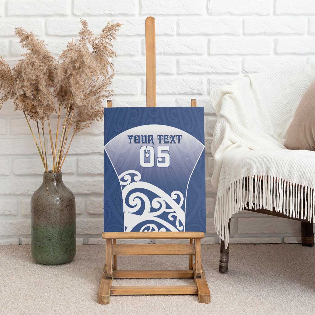 Custom New Zealand Aotea College Canvas Wall Art Maori Koru Pattern