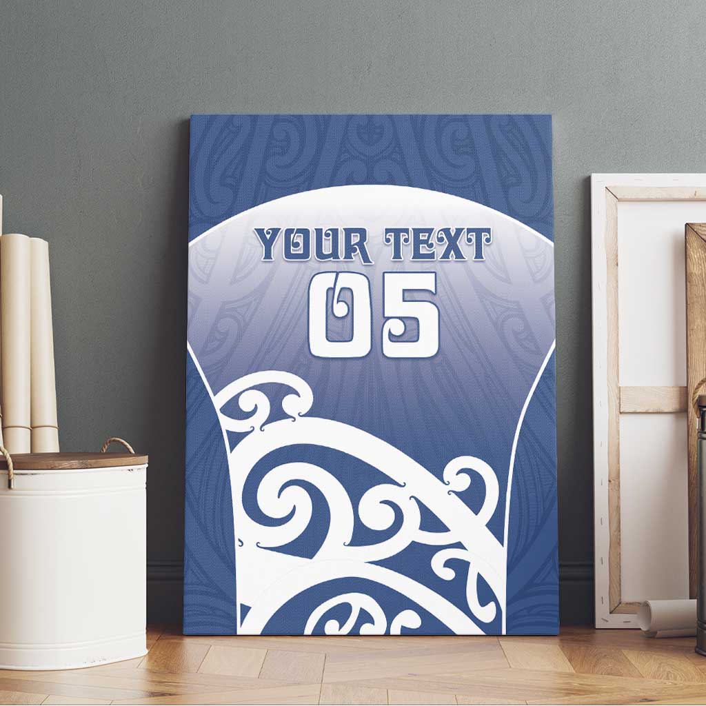 Custom New Zealand Aotea College Canvas Wall Art Maori Koru Pattern