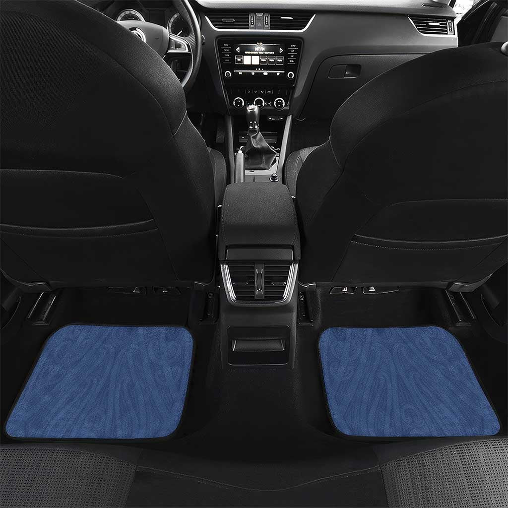 Custom New Zealand Aotea College Car Mats Maori Koru Pattern