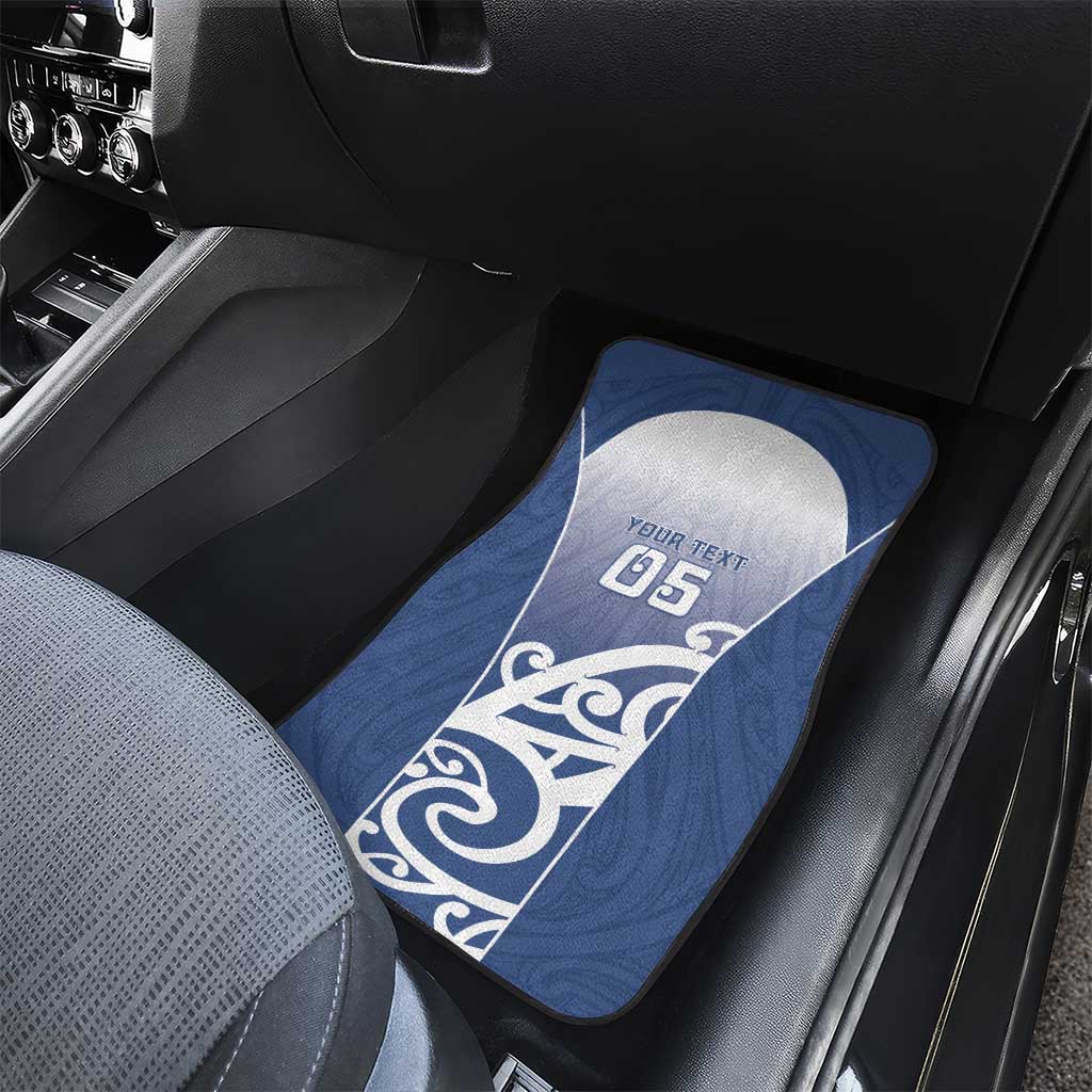 Custom New Zealand Aotea College Car Mats Maori Koru Pattern