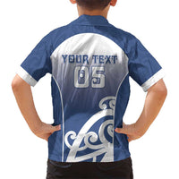 Custom New Zealand Aotea College Family Matching Puletasi and Hawaiian Shirt Maori Koru Pattern LT05 - Polynesian Pride