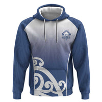 Custom New Zealand Aotea College Hoodie Maori Koru Pattern LT05 Pullover Hoodie Blue - Polynesian Pride