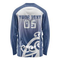 Custom New Zealand Aotea College Long Sleeve Shirt Maori Koru Pattern LT05 - Polynesian Pride