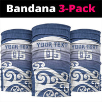 Custom New Zealand Aotea College Neck Gaiter Maori Koru Pattern