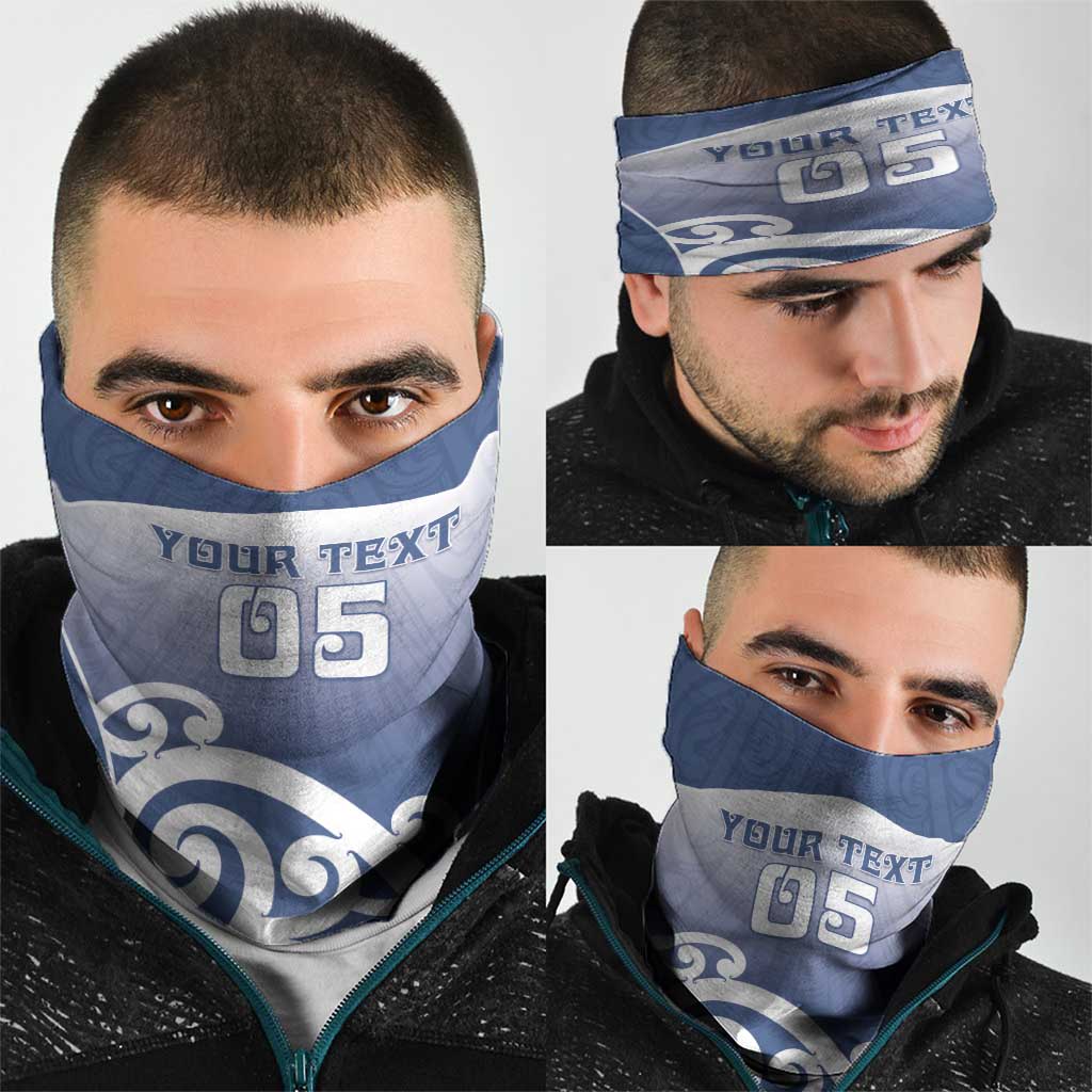 Custom New Zealand Aotea College Neck Gaiter Maori Koru Pattern