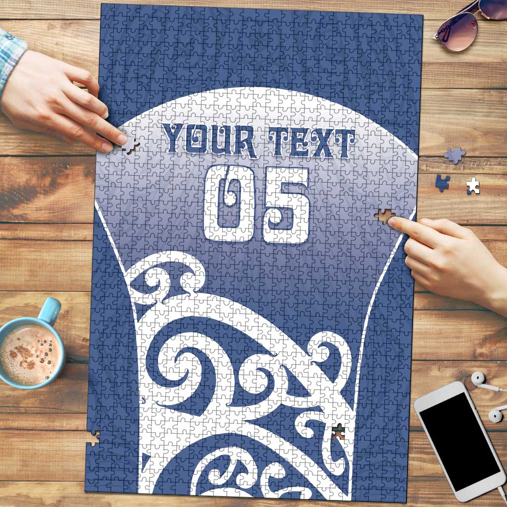 Custom New Zealand Aotea College Puzzle Maori Koru Pattern