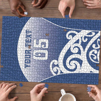 Custom New Zealand Aotea College Puzzle Maori Koru Pattern