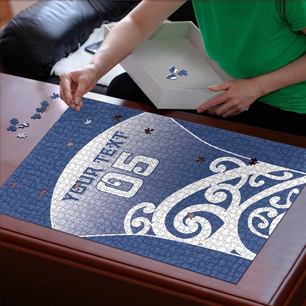 Custom New Zealand Aotea College Puzzle Maori Koru Pattern