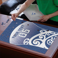 Custom New Zealand Aotea College Puzzle Maori Koru Pattern