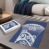 Custom New Zealand Aotea College Puzzle Maori Koru Pattern