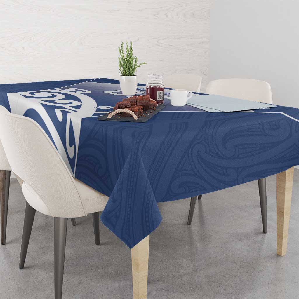 Custom New Zealand Aotea College Tablecloth Maori Koru Pattern LT05 - Polynesian Pride