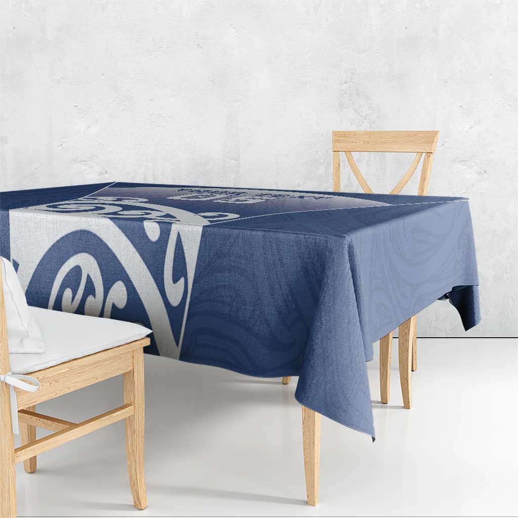 Custom New Zealand Aotea College Tablecloth Maori Koru Pattern LT05 - Polynesian Pride