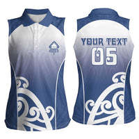 Custom New Zealand Aotea College Women Sleeveless Polo Shirt Maori Koru Pattern LT05 - Polynesian Pride