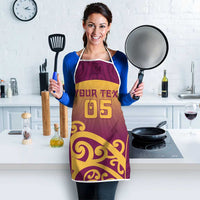 Custom Waiuku College Apron Maori Koru Pattern