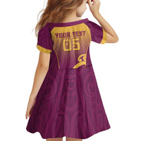 Custom Waiuku College Family Matching Tank Maxi Dress and Hawaiian Shirt Maori Koru Pattern LT05 - Polynesian Pride