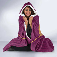 Custom Waiuku College Hooded Blanket Maori Koru Pattern
