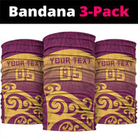 Custom Waiuku College Neck Gaiter Maori Koru Pattern