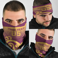 Custom Waiuku College Neck Gaiter Maori Koru Pattern
