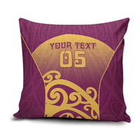 Custom Waiuku College Pillow Cover Maori Koru Pattern