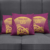 Custom Waiuku College Pillow Cover Maori Koru Pattern