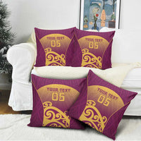 Custom Waiuku College Pillow Cover Maori Koru Pattern